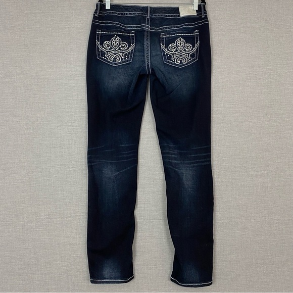 M Jeans Blue Jeans with Tapered Leg and Fading - Picture 3 of 11